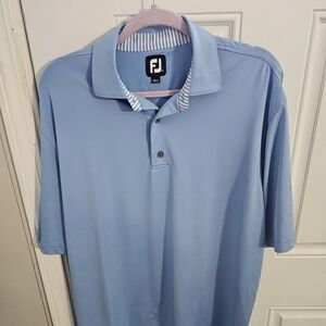 FootJoy Men's Light Blue Polo Shirt